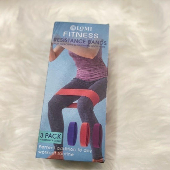 LOMI Resistance Band Set, 3 Pieces Hip Booty for Gym Home Workout (Set of 3) - Picture 2 of 14